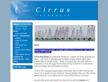Tablet Screenshot of cirrusrace.com